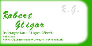 robert gligor business card